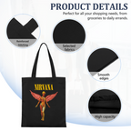 Nirvana In Utero Album Canvas Tote Bag — an In Utero album-related design