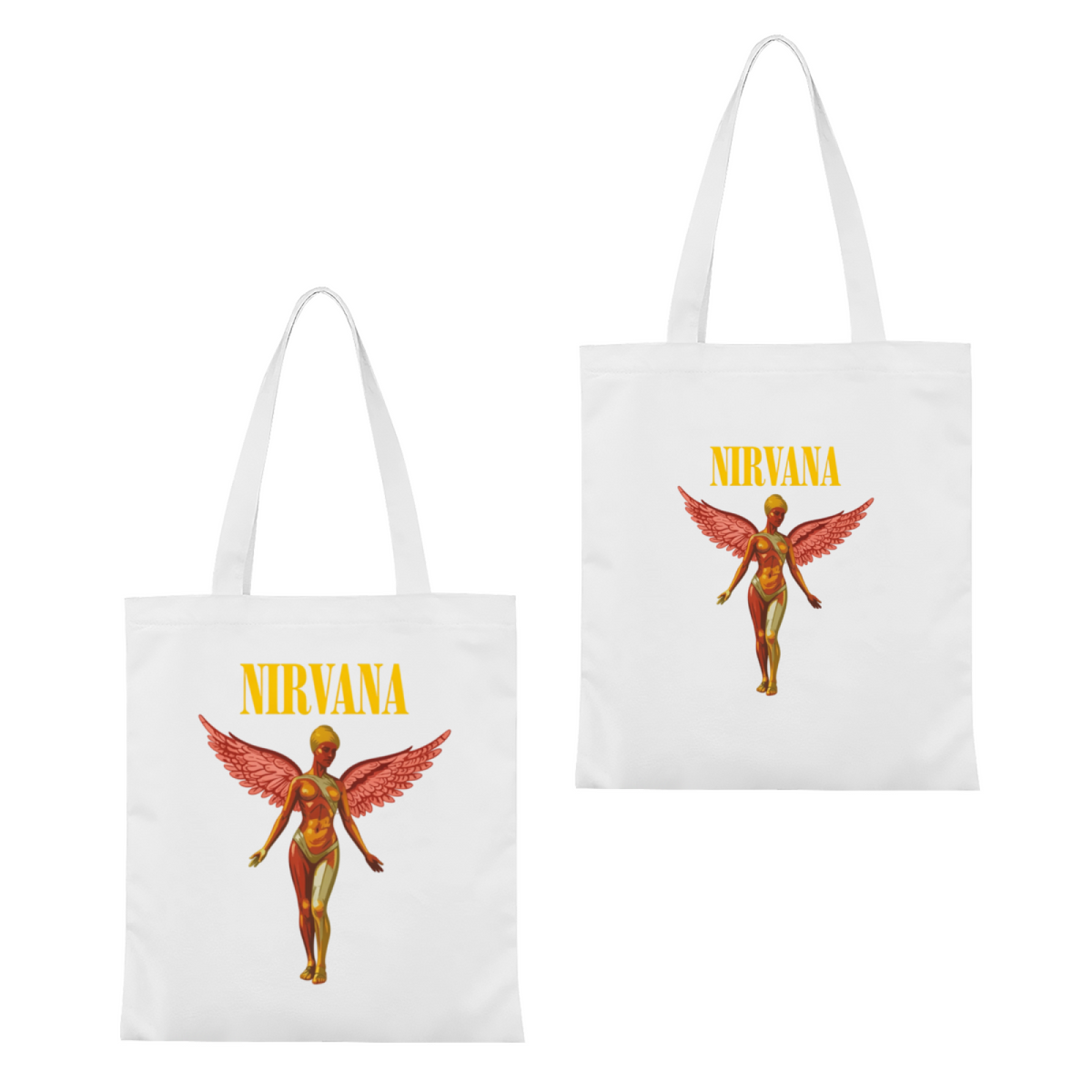 Nirvana In Utero Album Canvas Tote Bag