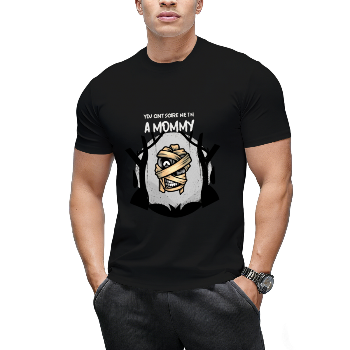 You Can't Scare Me I Am a Mommy Graphic T-Shirt