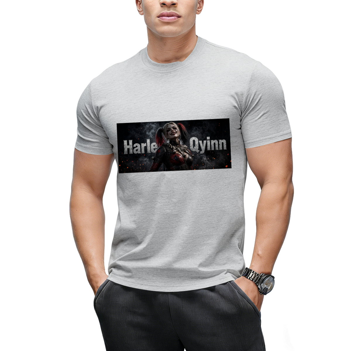 Custom Harley Quinn Classic T-Shirt - Vintage Villain