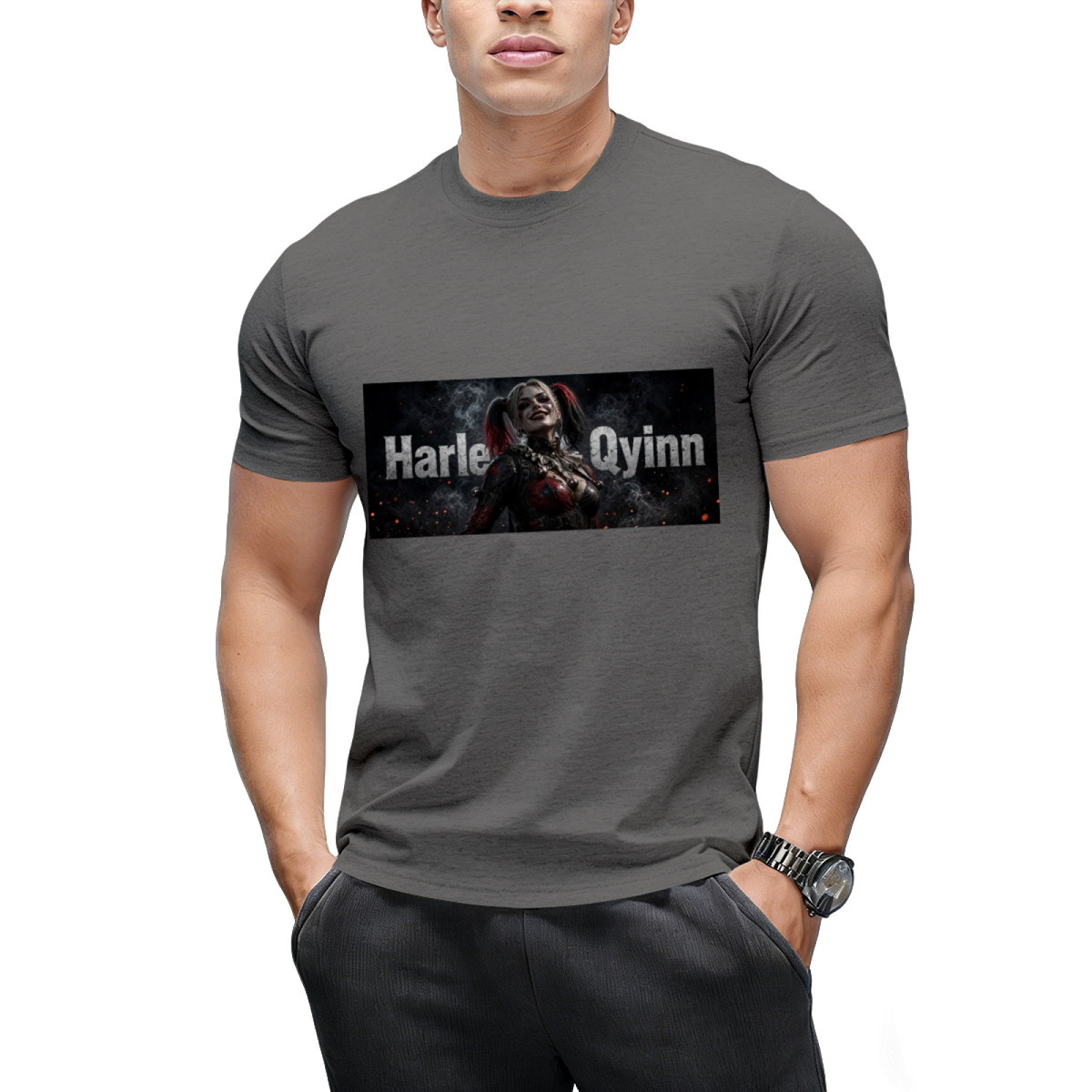 Custom Harley Quinn Classic T-Shirt - Vintage Villain