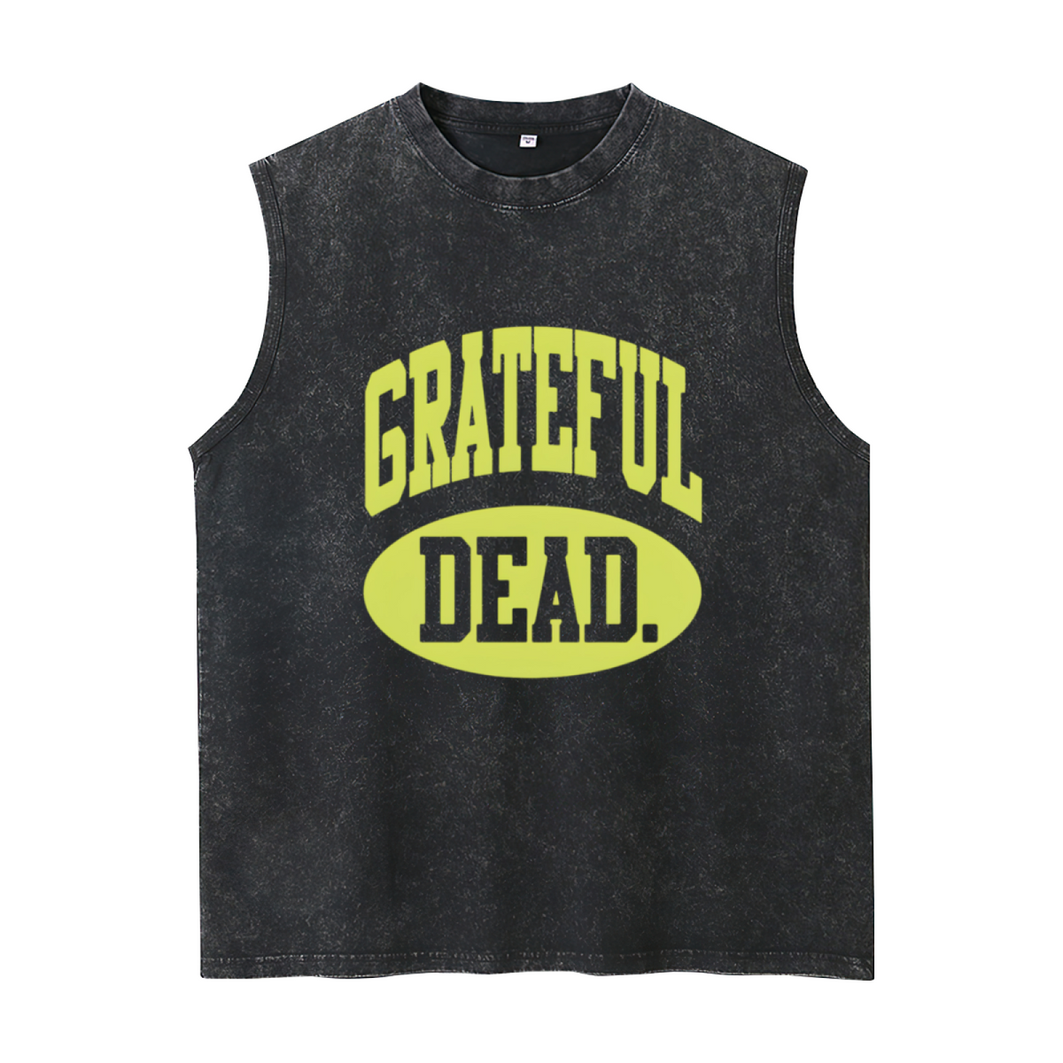 Grateful Dead washed graphic tank top with Collegiate graphic