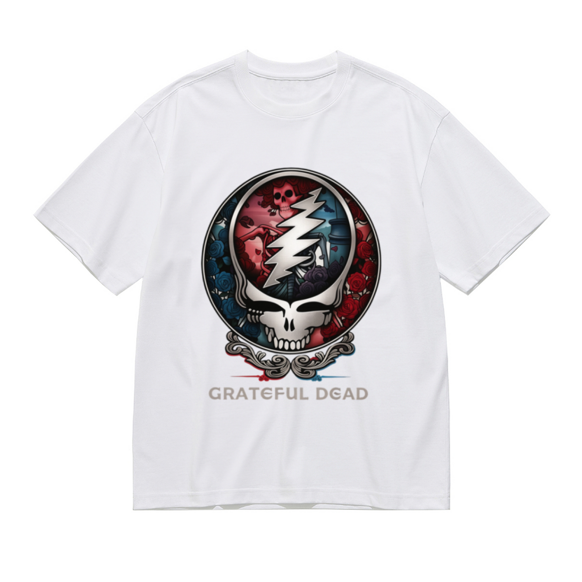 Grateful Dead Bertha Steal Your Face Graphic T-Shirt
