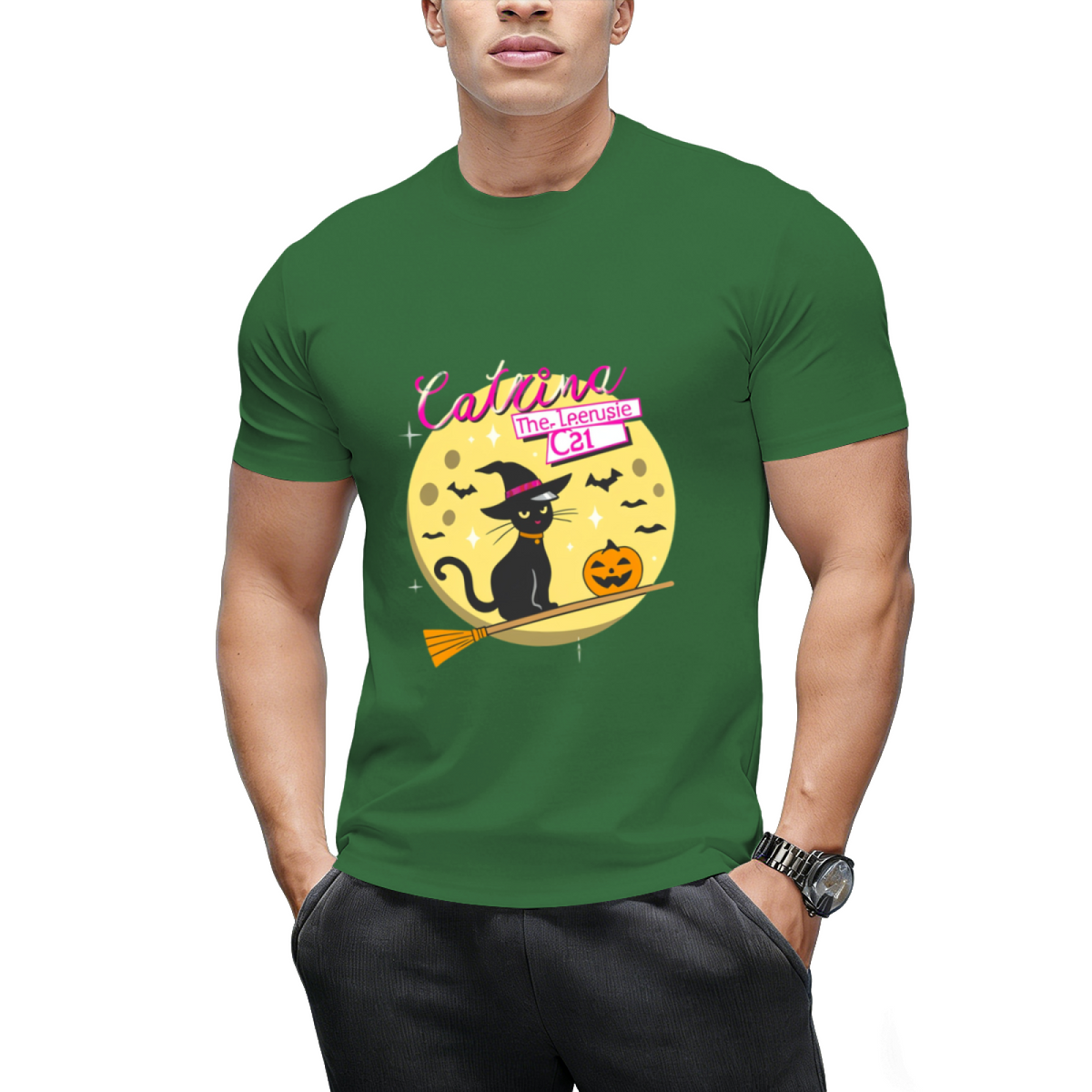 The Teenage Cat Graphic T-Shirt