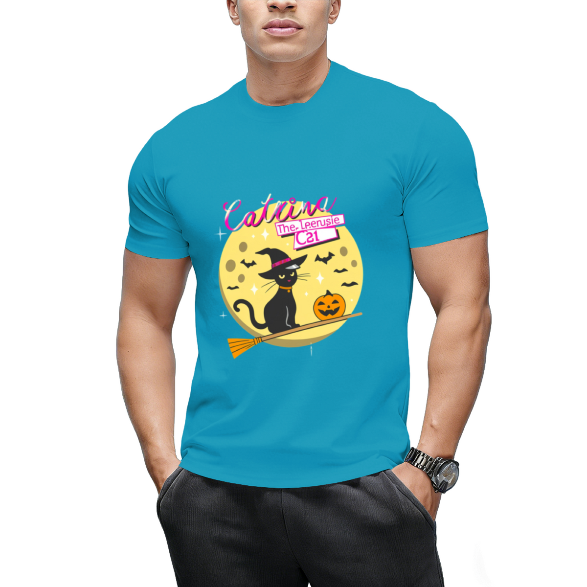 The Teenage Cat Graphic T-Shirt