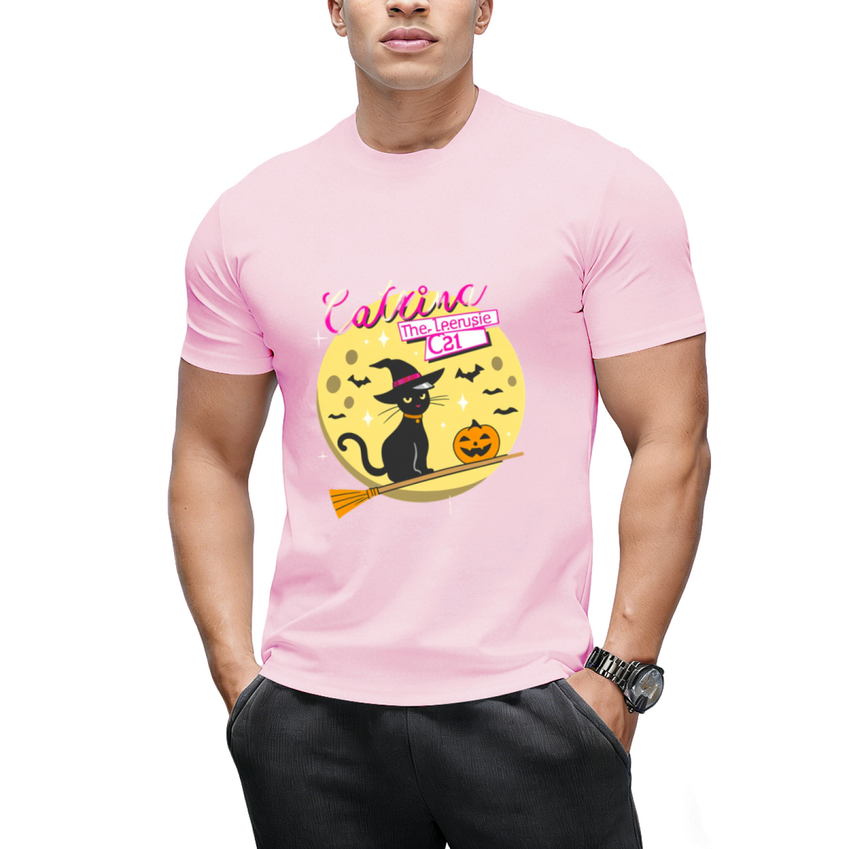The Teenage Cat Graphic T-Shirt