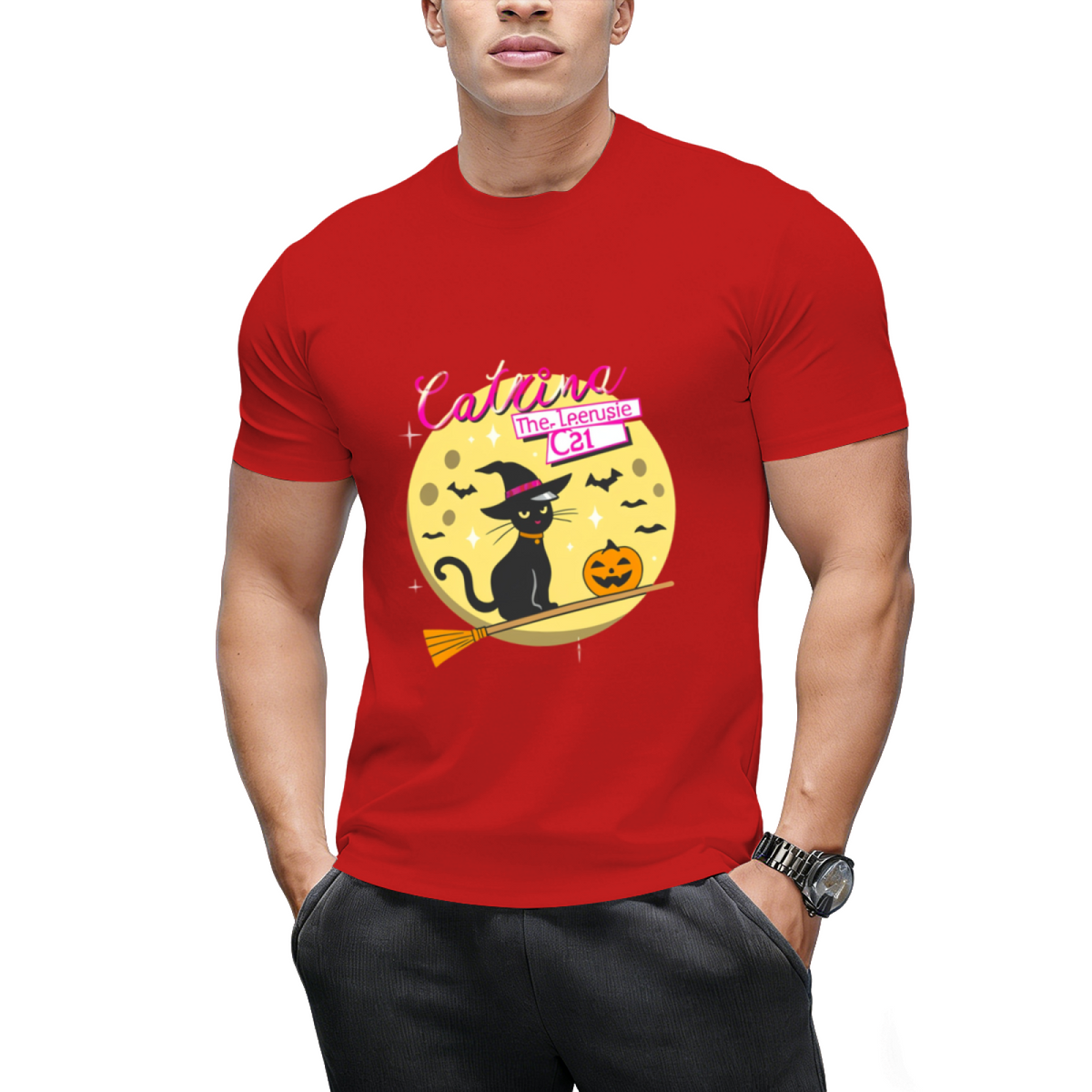 The Teenage Cat Graphic T-Shirt