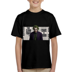 Sinister Clown Headlines Kid's T-Shirt for Halloween