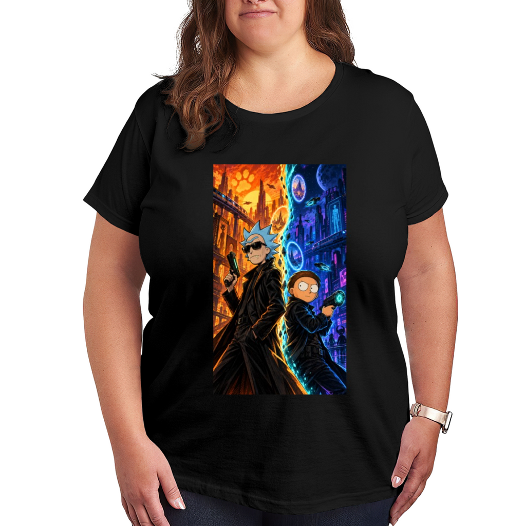 Two Worlds Collide Women's T-Shirt for Festivals
