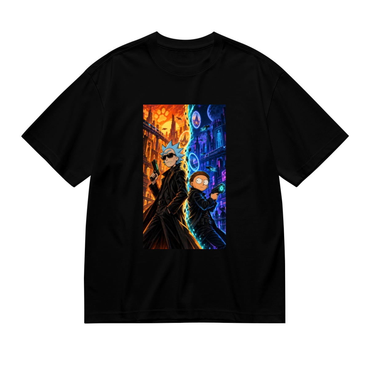Two Worlds Collide Women's T-Shirt for Festivals