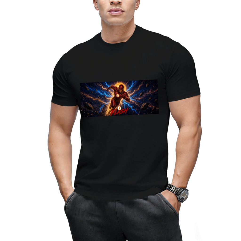 Blue Thunder Sprint Men's T-Shirt for Summer Festivals