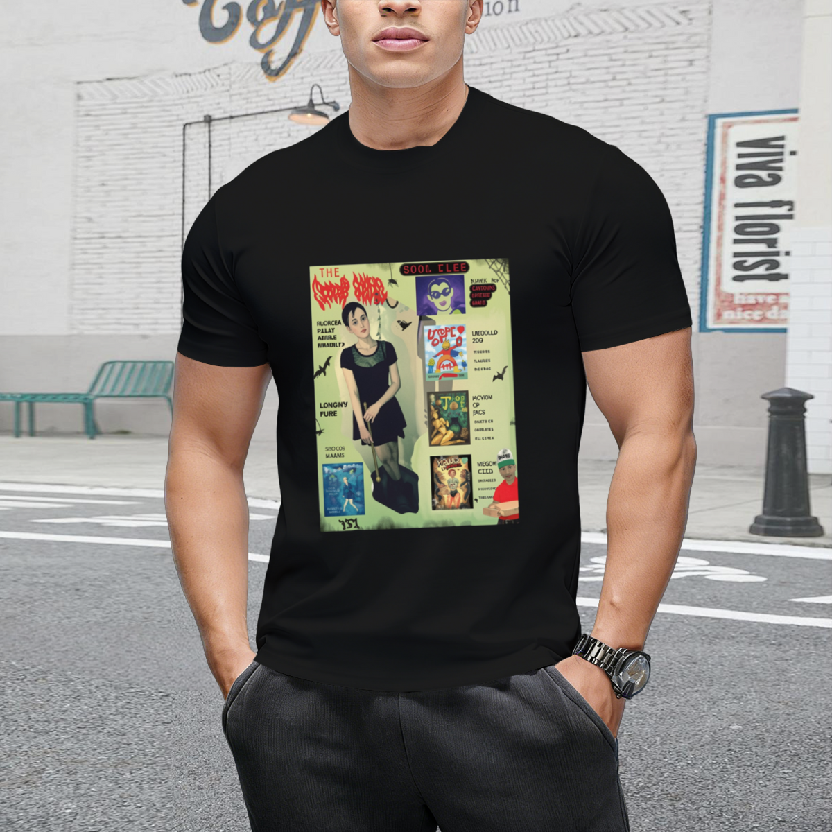 The Groovy Ghoul Club 2 Graphic T-Shirt