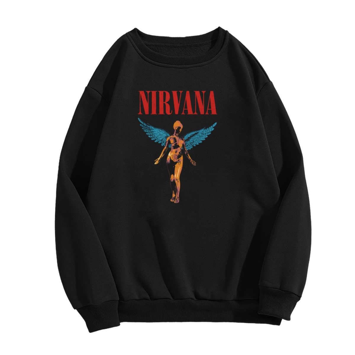 Artwork preview for Nirvana In Utero Angel Crewneck Sweatshirt
