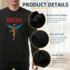 Artwork preview for Nirvana In Utero Angel Crewneck Sweatshirt