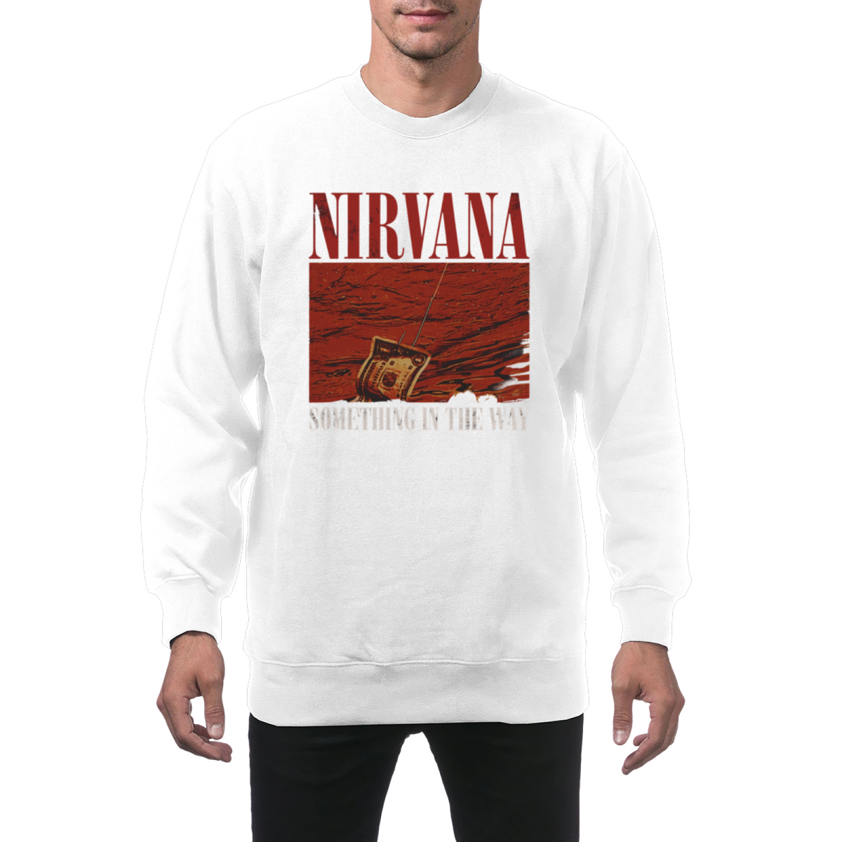 Nirvana Something in the Way Crewneck Sweatshirt