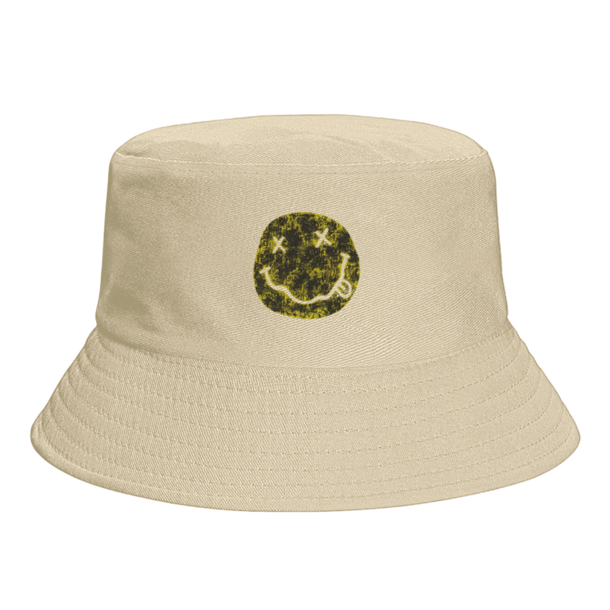 Nirvana Distressed Smiley Face Bucket Hat