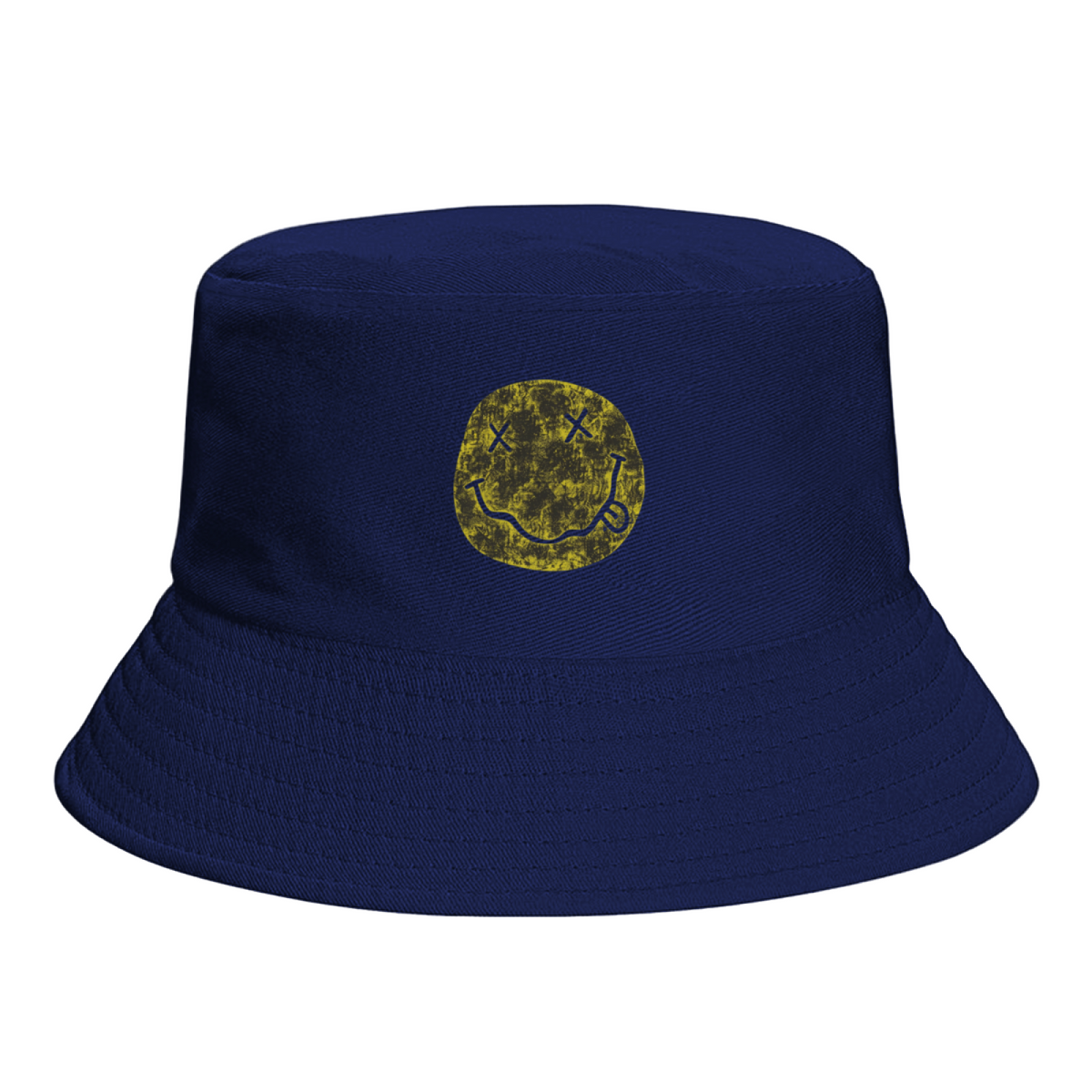 Nirvana Distressed Smiley Face Bucket Hat