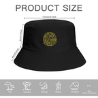 Nirvana Distressed Smiley Face Bucket Hat product image with distressed Nirvana smiley graphic