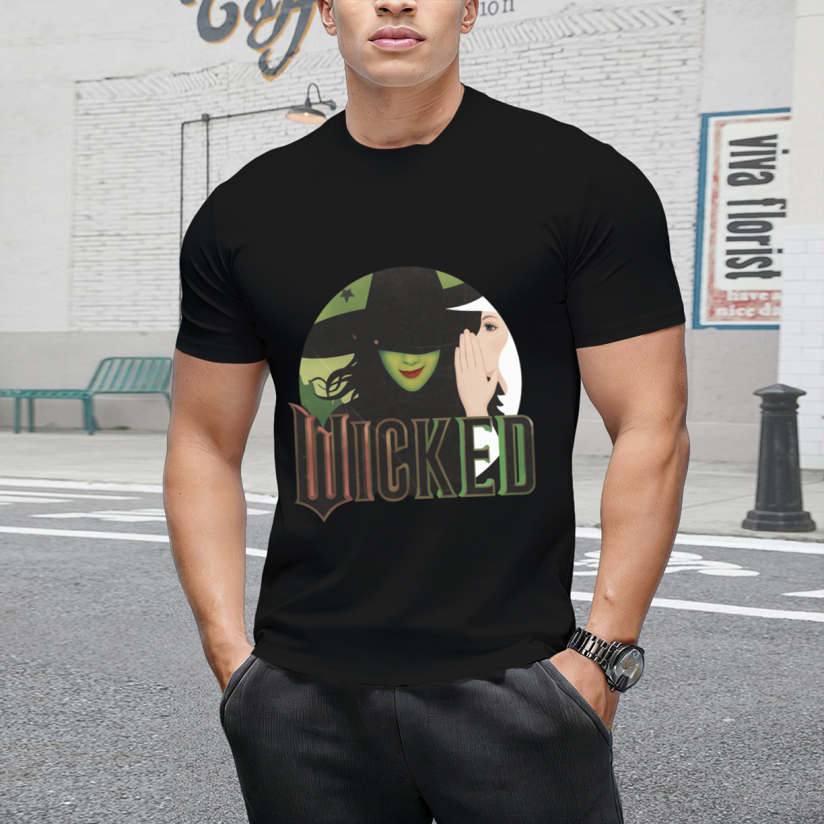 Wicked Witch Portrait Duo T-Shirt