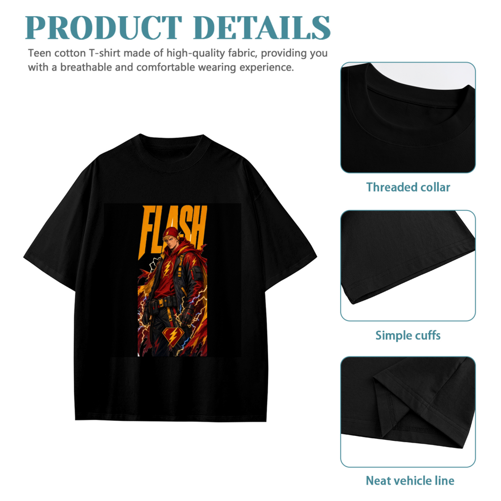 Lightning Jacket Graphic Kid's T-Shirt for Streetwear