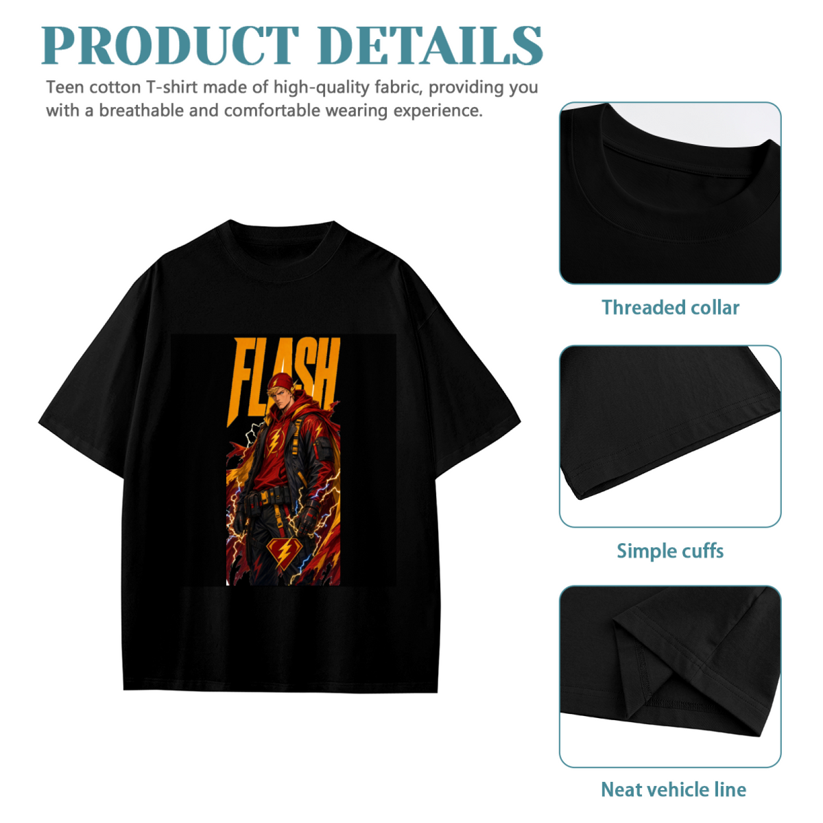 Lightning Jacket Graphic Kid's T-Shirt for Streetwear