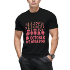 In October We Wear Pink - Witch Awareness Graphic T-Shirt