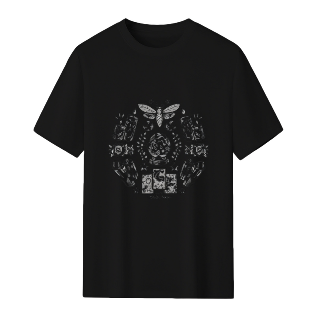 Witch Coven Tarot Cards and Crystal Balls Graphic T-Shirt