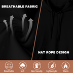 Men's Armored Cat in the Blaze hoodie feature panel combining folded fabric, airflow graphics and drawstring detail