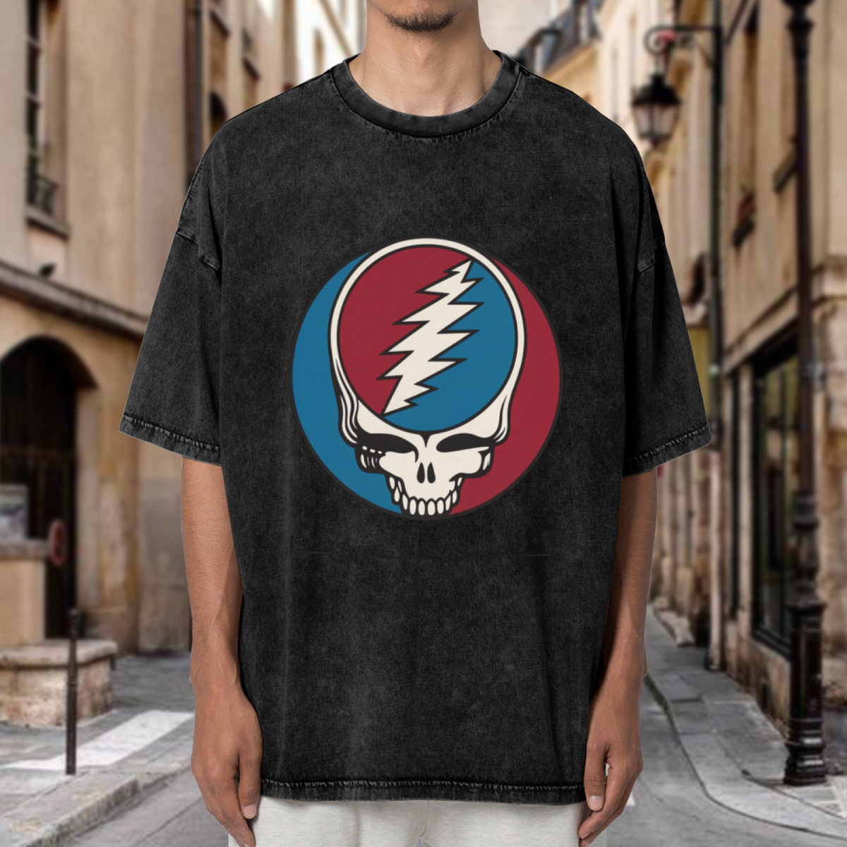 Grateful Dead SYF Vintage Style washed graphic T-shirt, product image