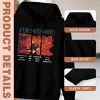 Nirvana Nevermind Red Tracklist Hoodie, apparel product image