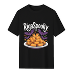 Rigaspooky Halloween Pasta Graphic T-Shirt