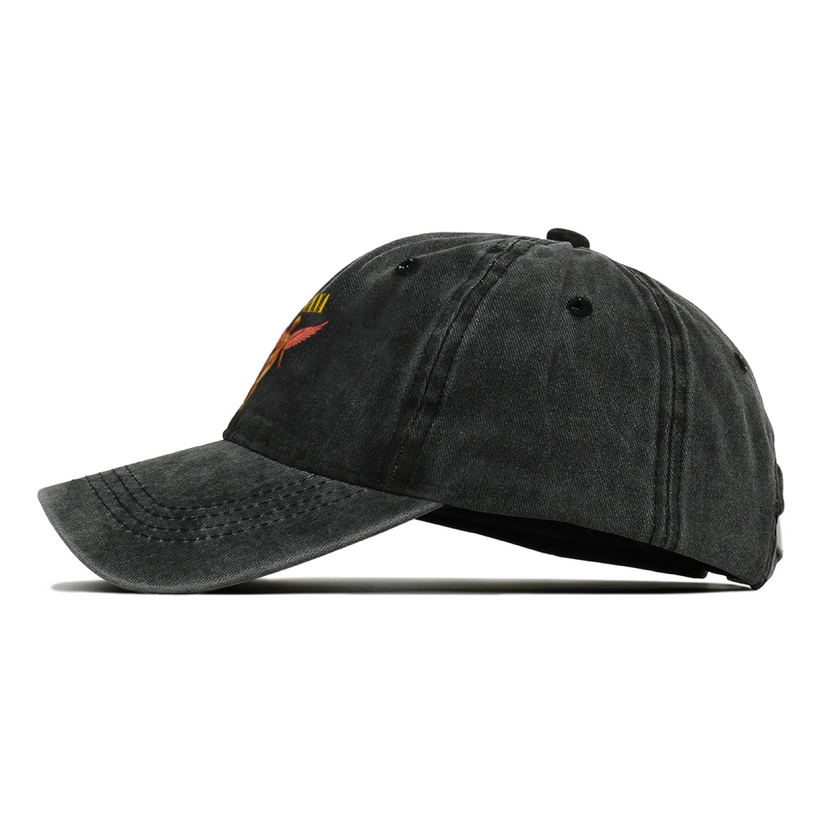 Nirvana In Utero Album Washed Baseball Cap; Nirvana In Utero album graphic