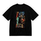 Rainy Neon City Women's T-Shirt for Evening Walks