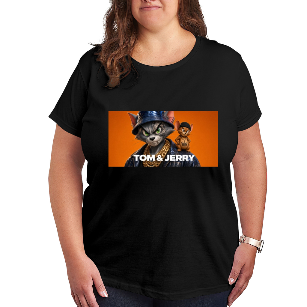 Bucket Hat Cat Duo Women's T-Shirt for Streetwear