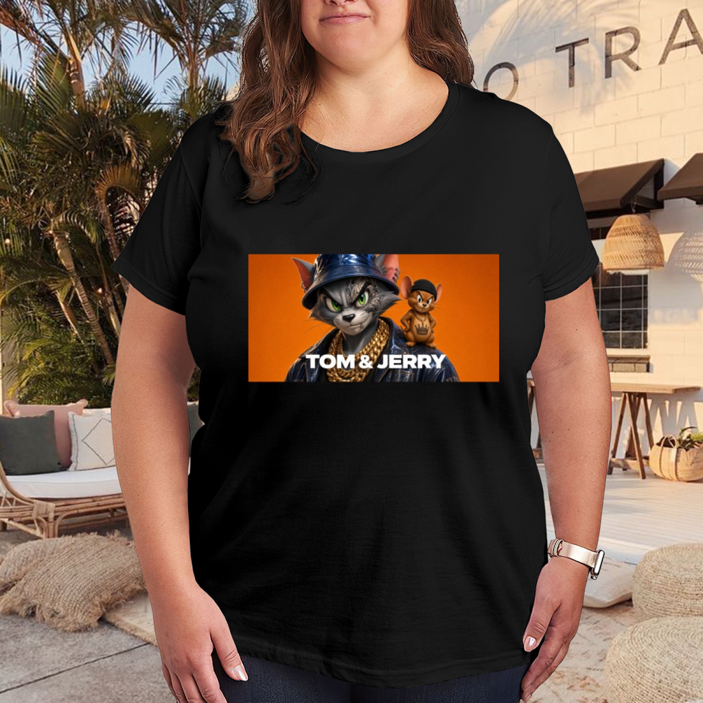 Bucket Hat Cat Duo Women's T-Shirt for Streetwear