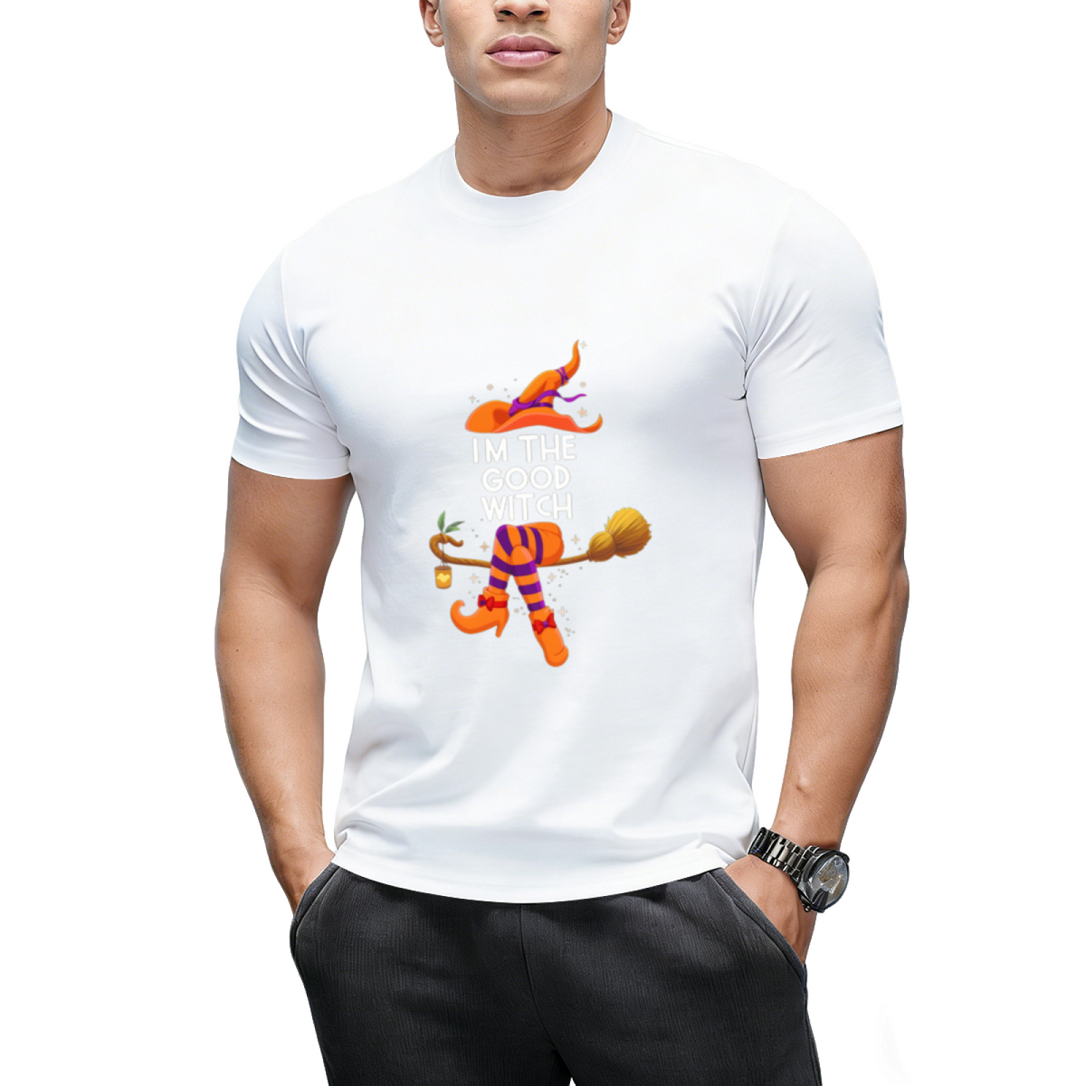 I'm the Good Witch Halloween Graphic T-Shirt