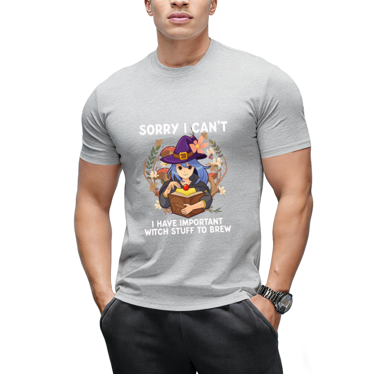 Witch Brew Witch Stuff Halloween Graphic T-Shirt