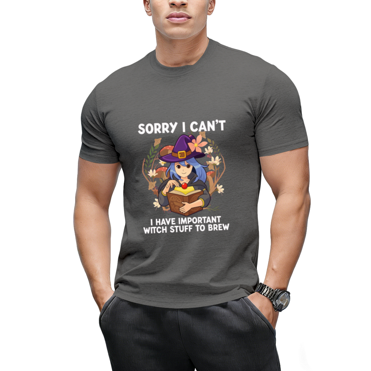 Witch Brew Witch Stuff Halloween Graphic T-Shirt