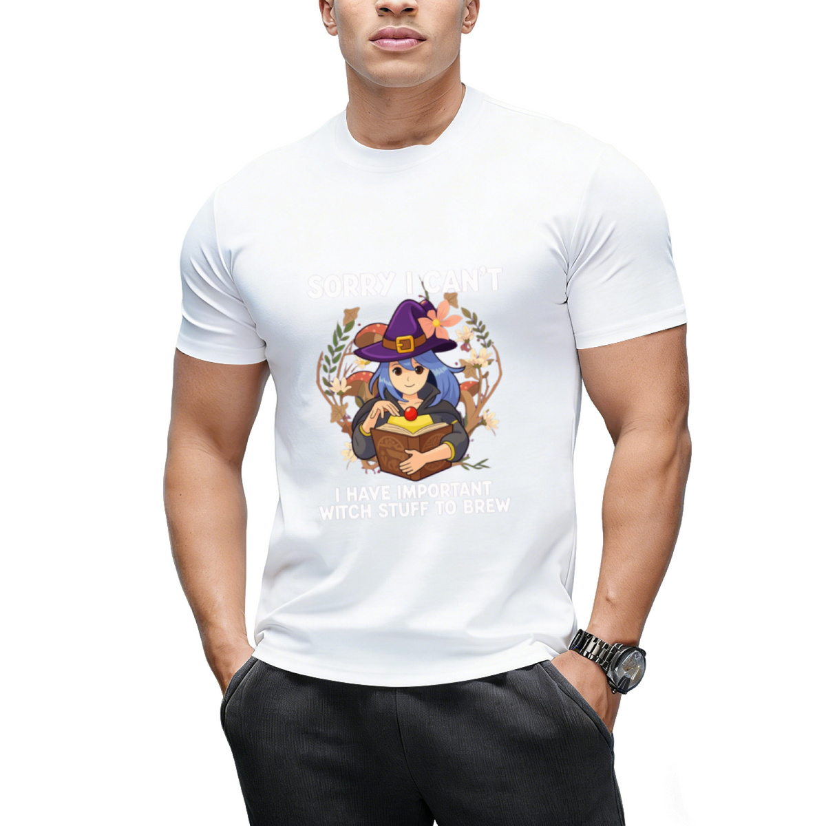 Witch Brew Witch Stuff Halloween Graphic T-Shirt