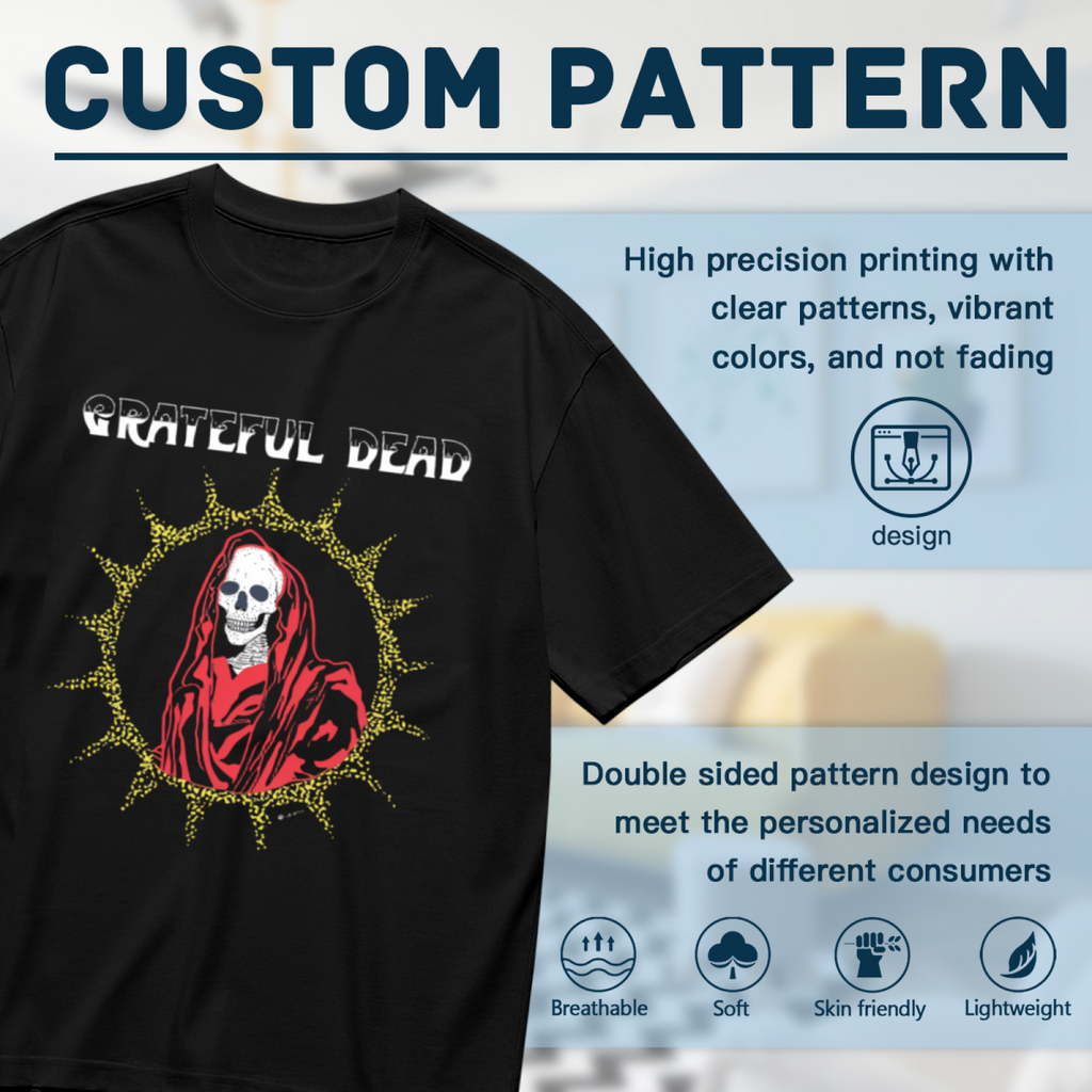 Grateful Dead Hooded Desert Skelly graphic T-shirt product image