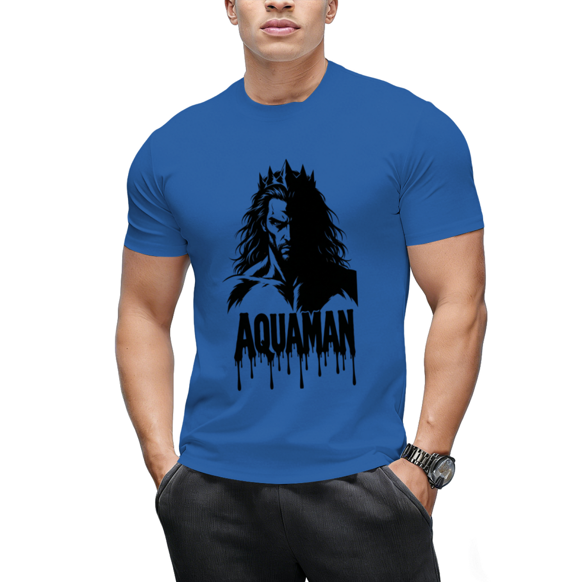 Ocean Warrior Collage Men's T-Shirt for Casual Outings