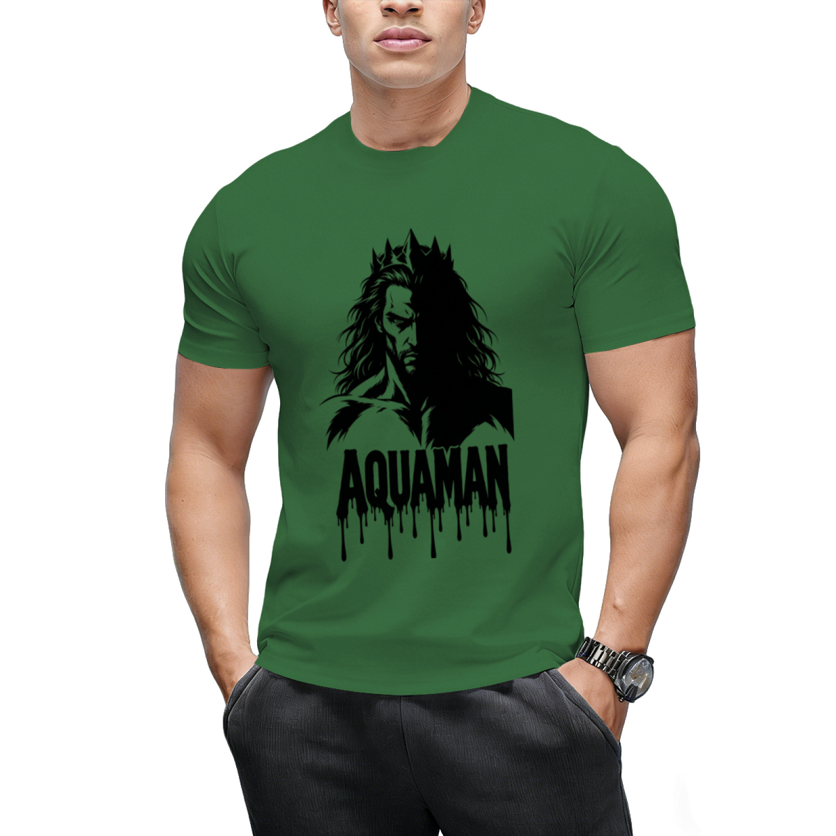 Ocean Warrior Collage Men's T-Shirt for Casual Outings