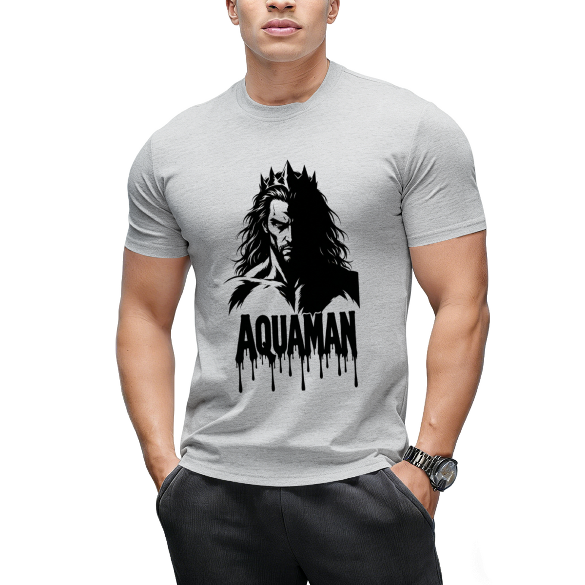 Ocean Warrior Collage Men's T-Shirt for Casual Outings