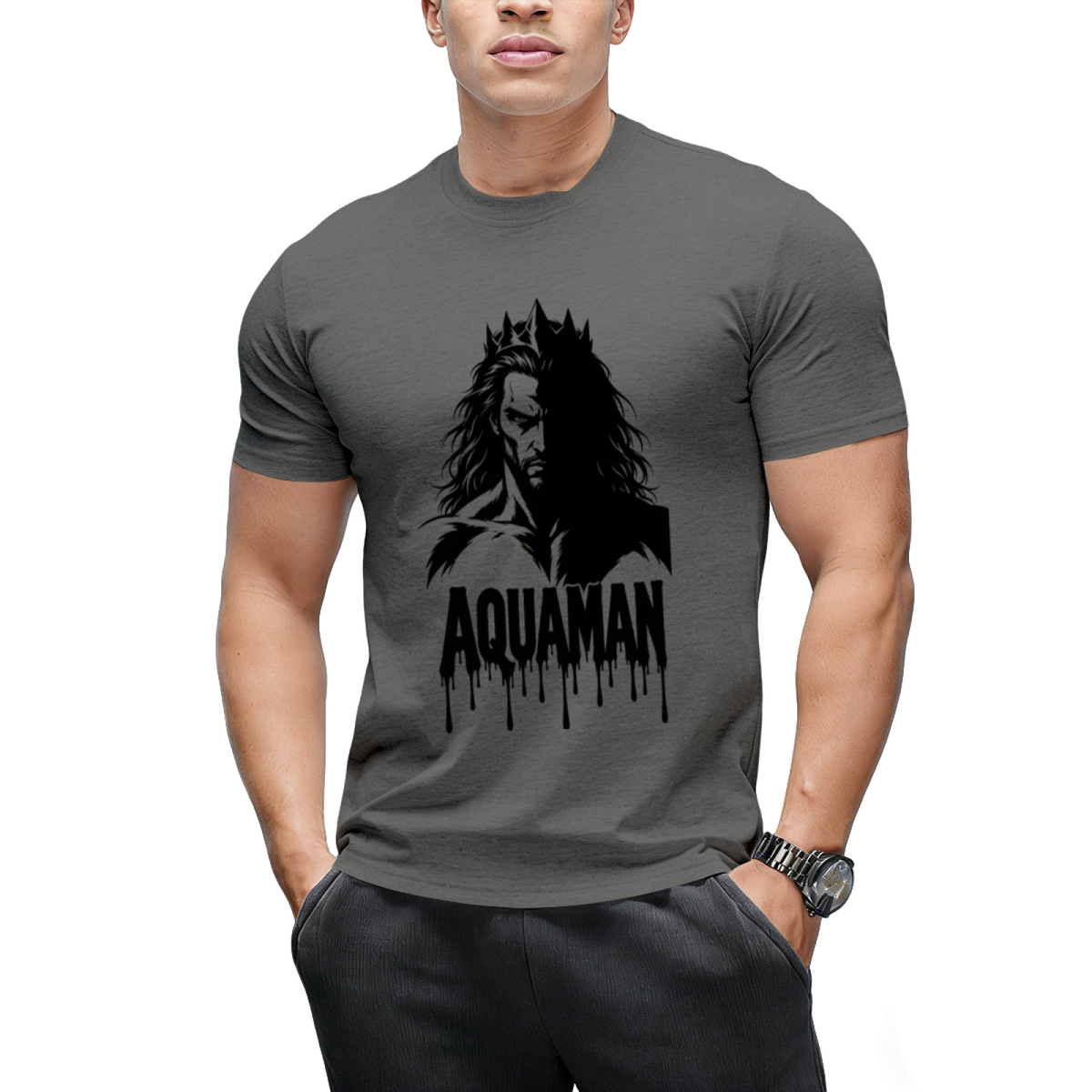 Ocean Warrior Collage Men's T-Shirt for Casual Outings