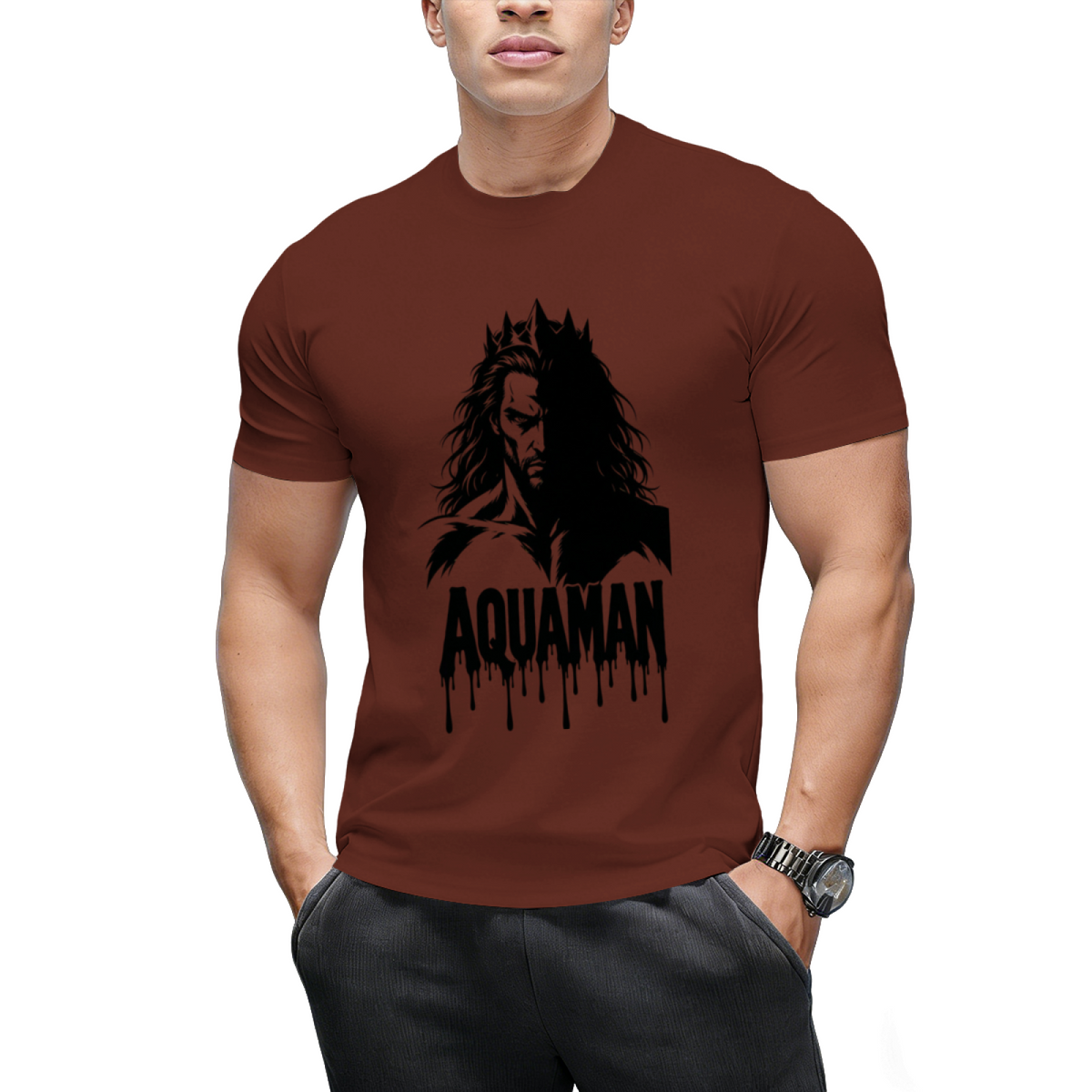 Ocean Warrior Collage Men's T-Shirt for Casual Outings