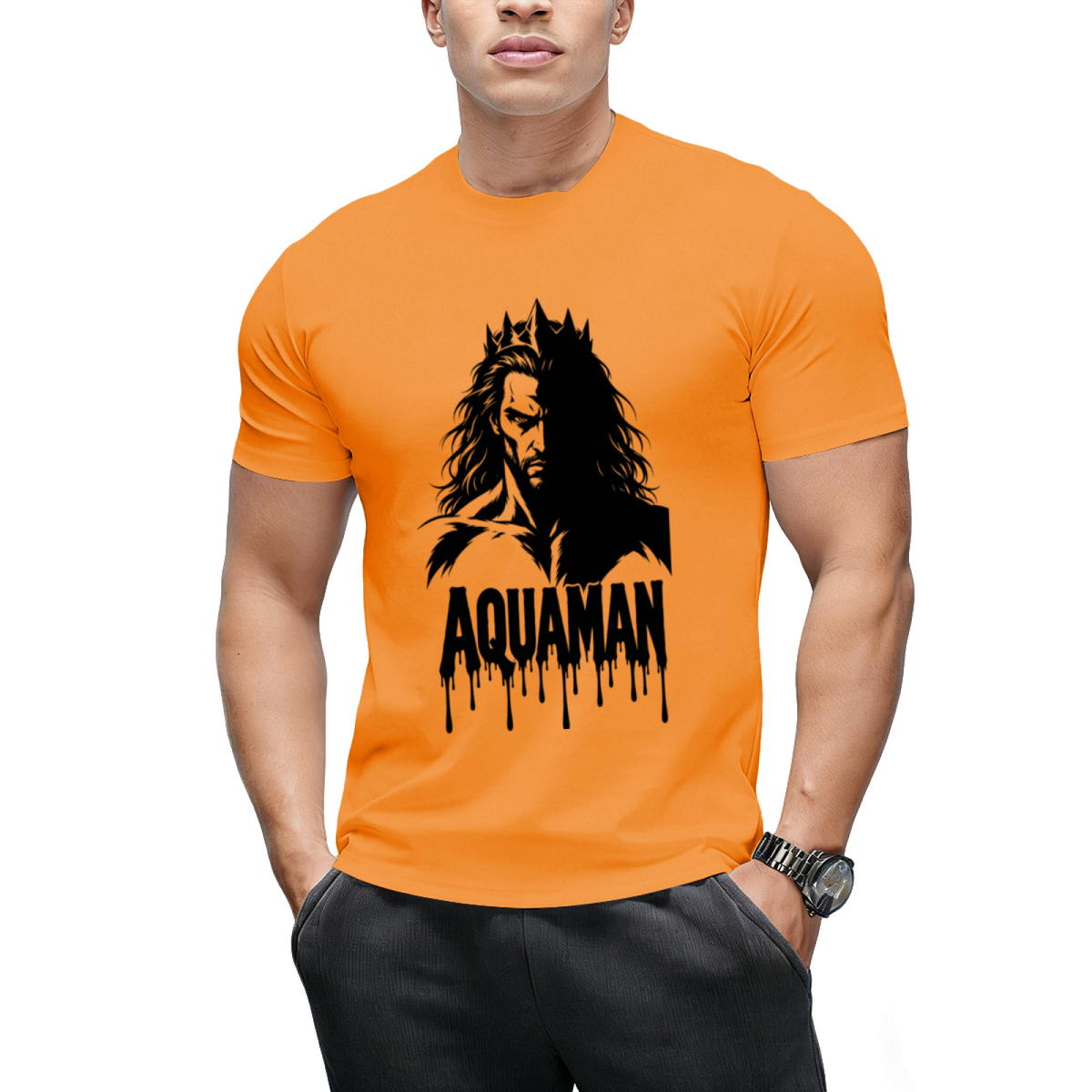 Ocean Warrior Collage Men's T-Shirt for Casual Outings