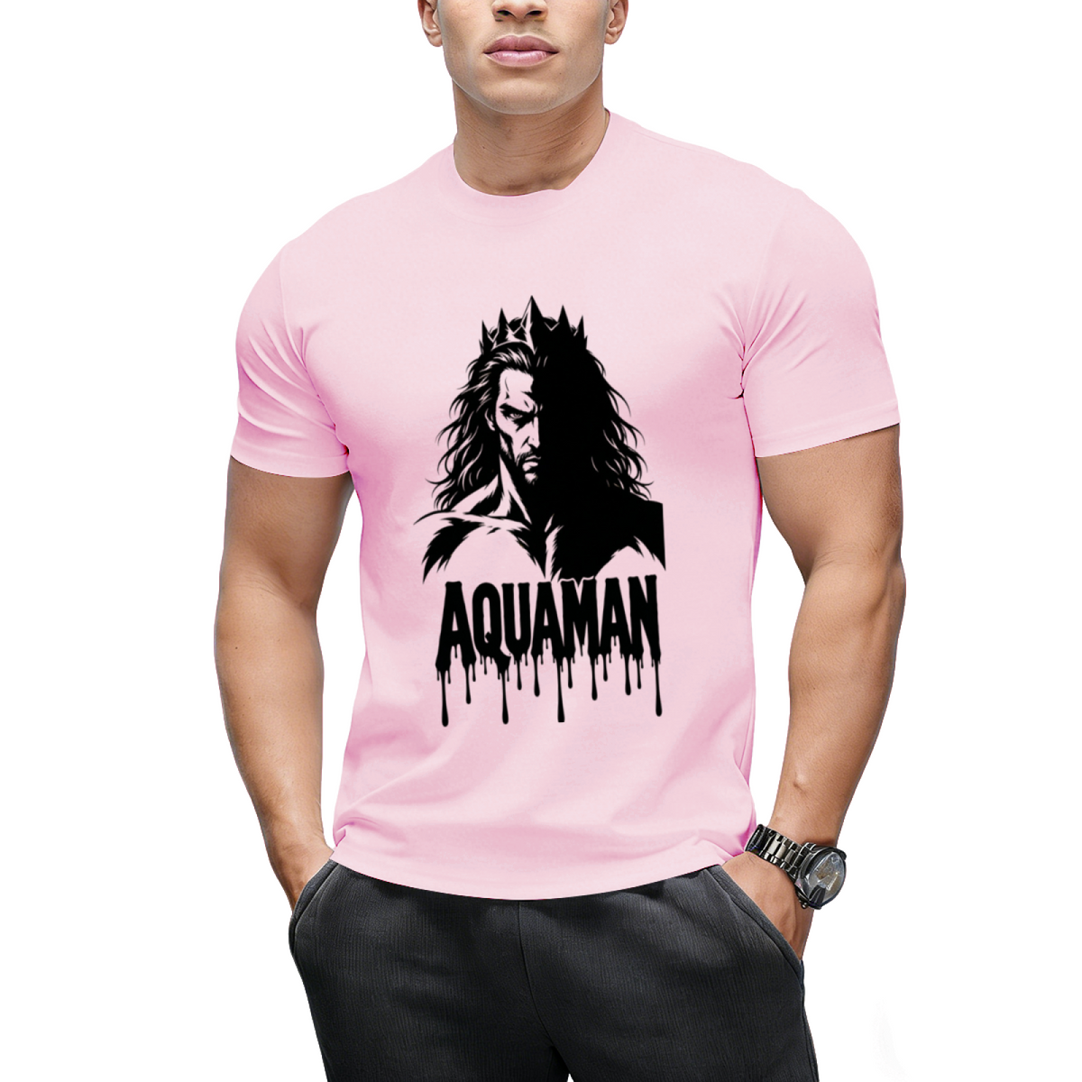 Ocean Warrior Collage Men's T-Shirt for Casual Outings