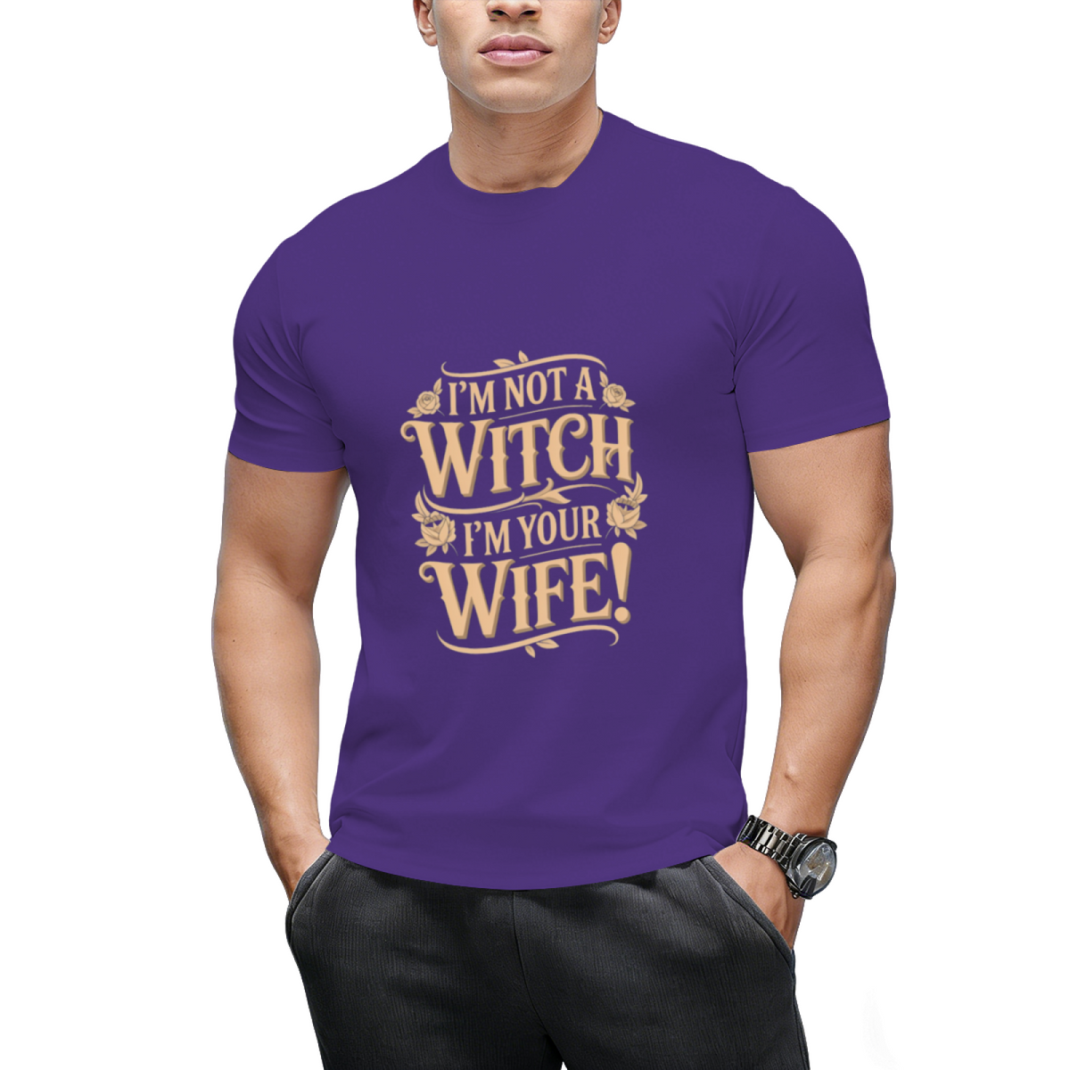 I'm Not a Witch - I'm Your Wife Graphic T-Shirt