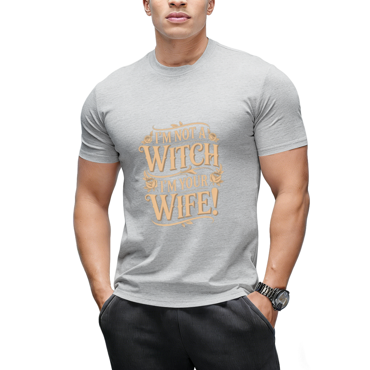 I'm Not a Witch - I'm Your Wife Graphic T-Shirt
