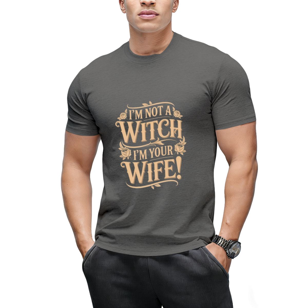 I'm Not a Witch - I'm Your Wife Graphic T-Shirt